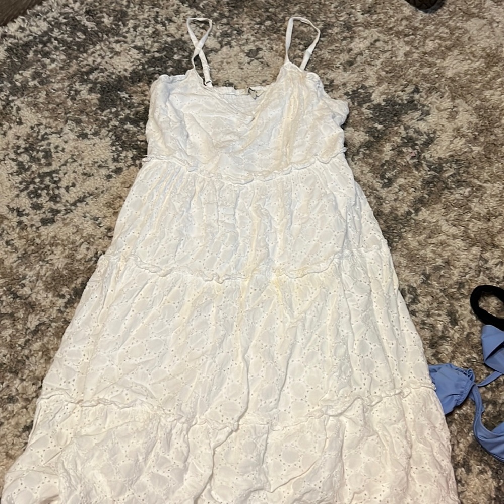white dress